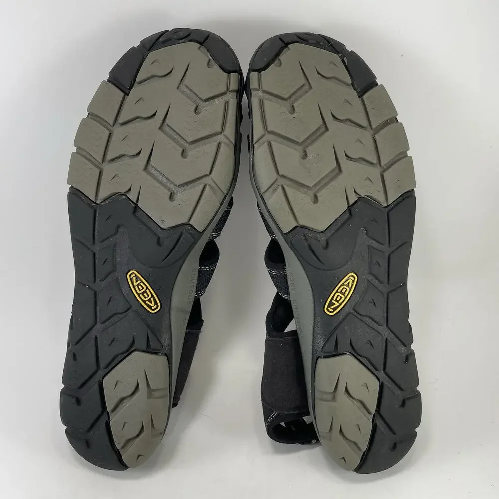 Keen Whisper Black Sandals Mens Size 13 Waterproof Closed Toe Hiking Fisherman